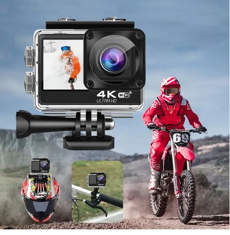 Action Cam With Remote Speed 20 Action Camera 4K 60FPS - Waterproof ...