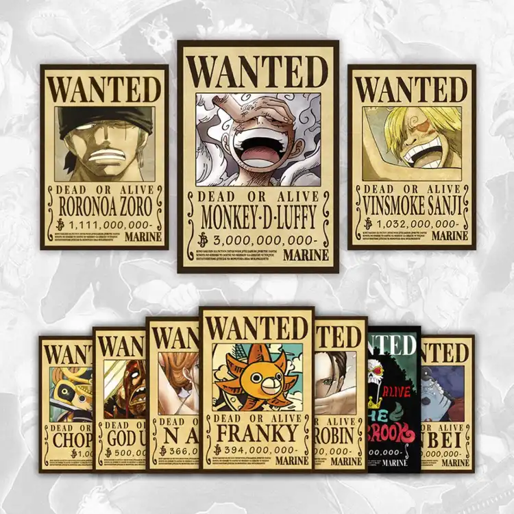 Download Wanted One Piece Pirates Anime Wallpapers HD Free ... Desktop  Background