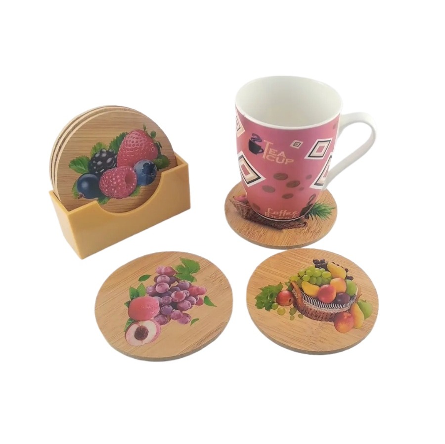 Tea Cup Coaster Cup Holder Cup Plate Piece Set