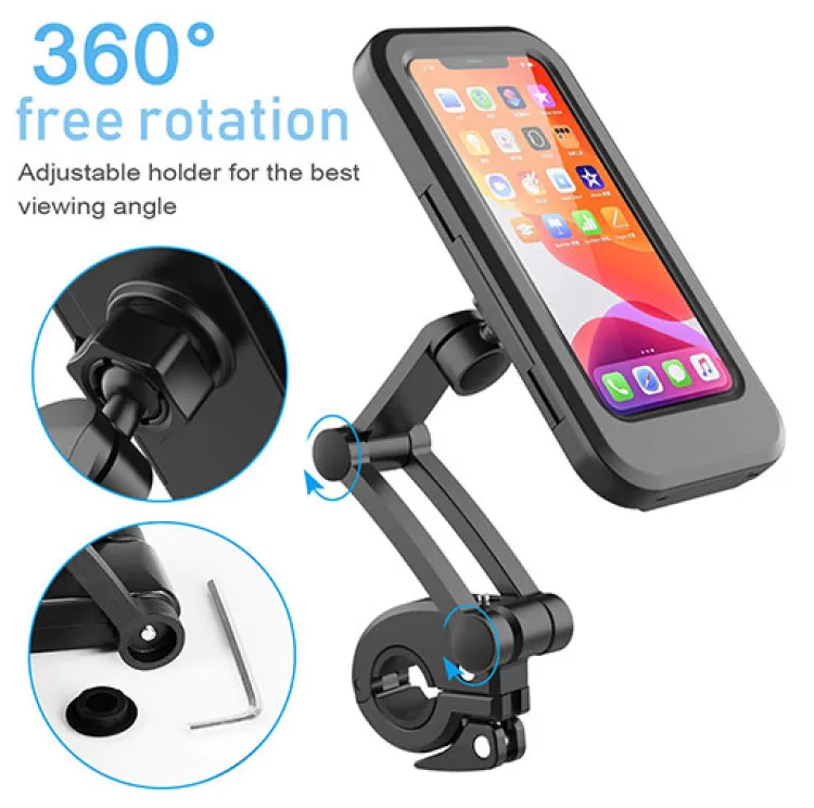 Phone case store for bike riding