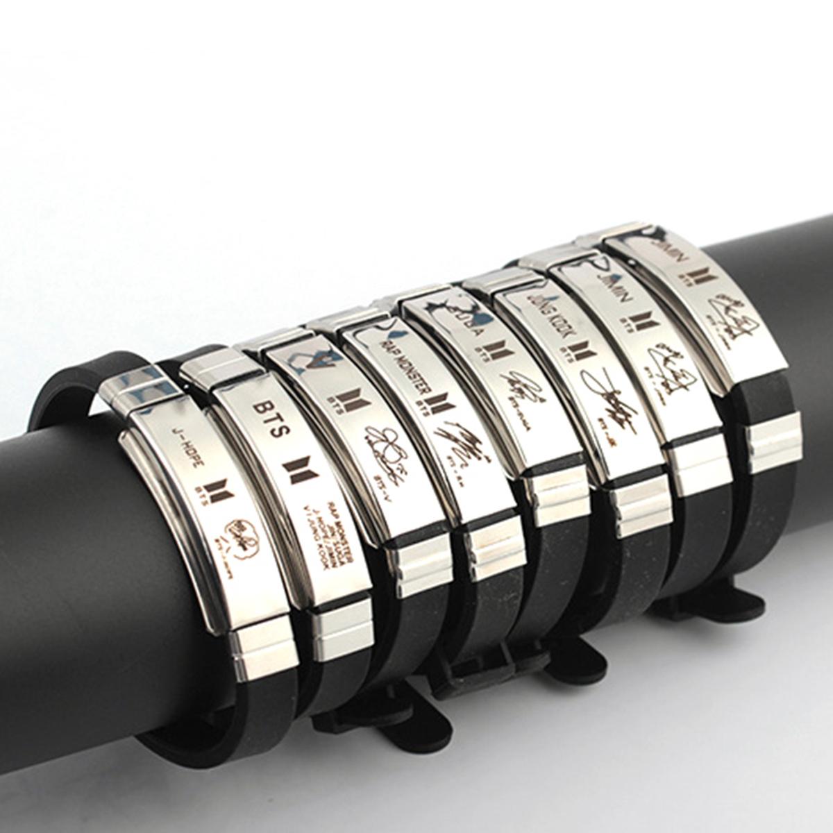 【Limited Time Only】 1 PC Cute BTS Bracelet Bangle Fashion Korean Style Students Accessories Gift