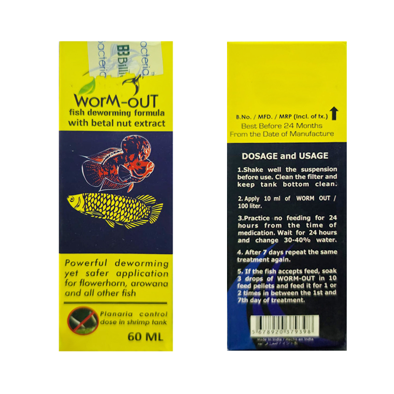 Worm Out Fish Deworming Medicine 60ml