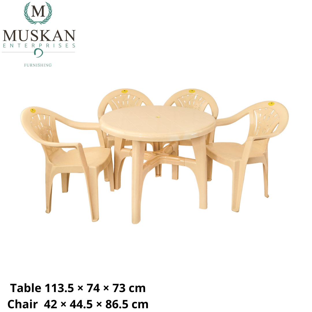 Royal Dolphin Dining Table and 4 pc Chair Set | Daraz.com.np