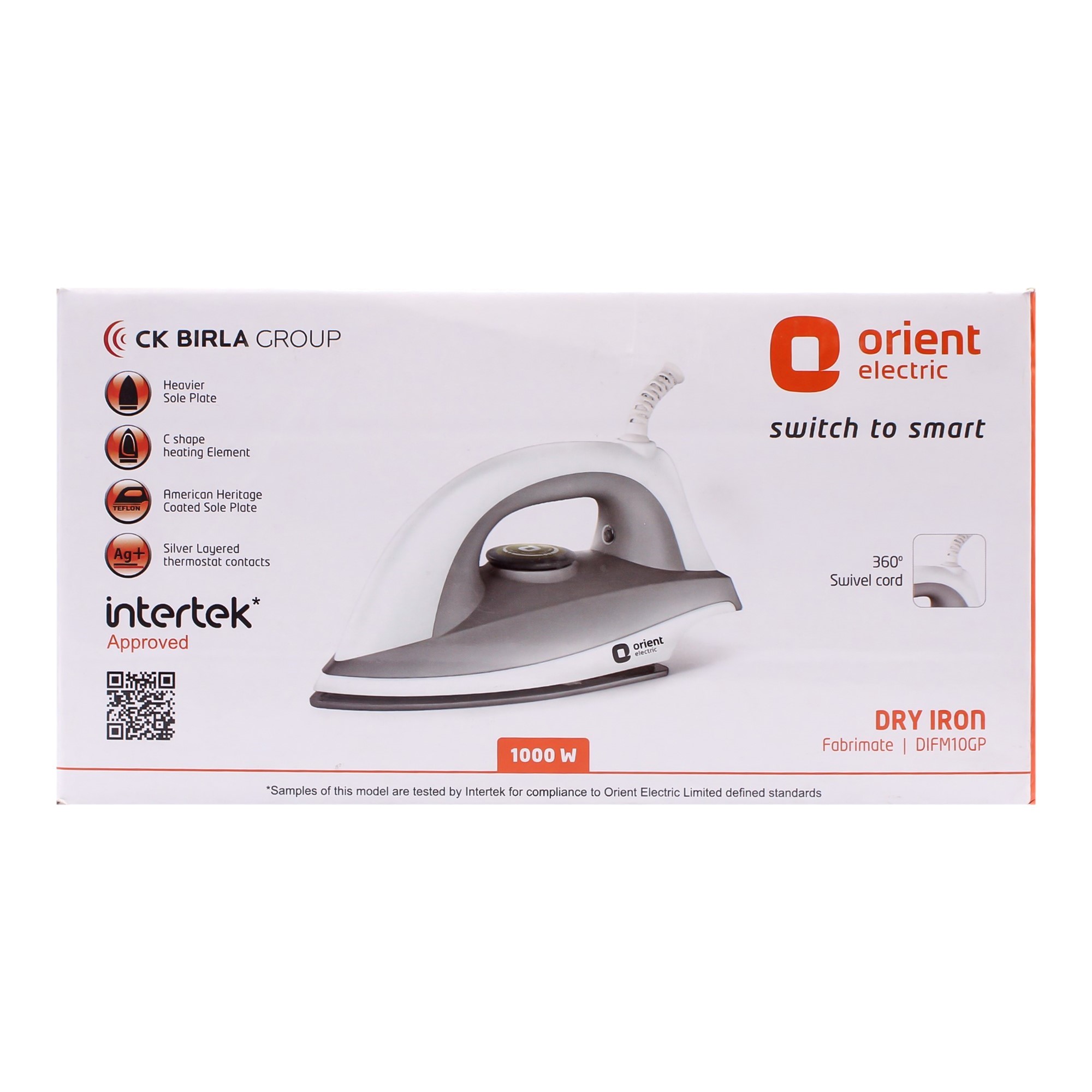 Orient electric online dry iron price