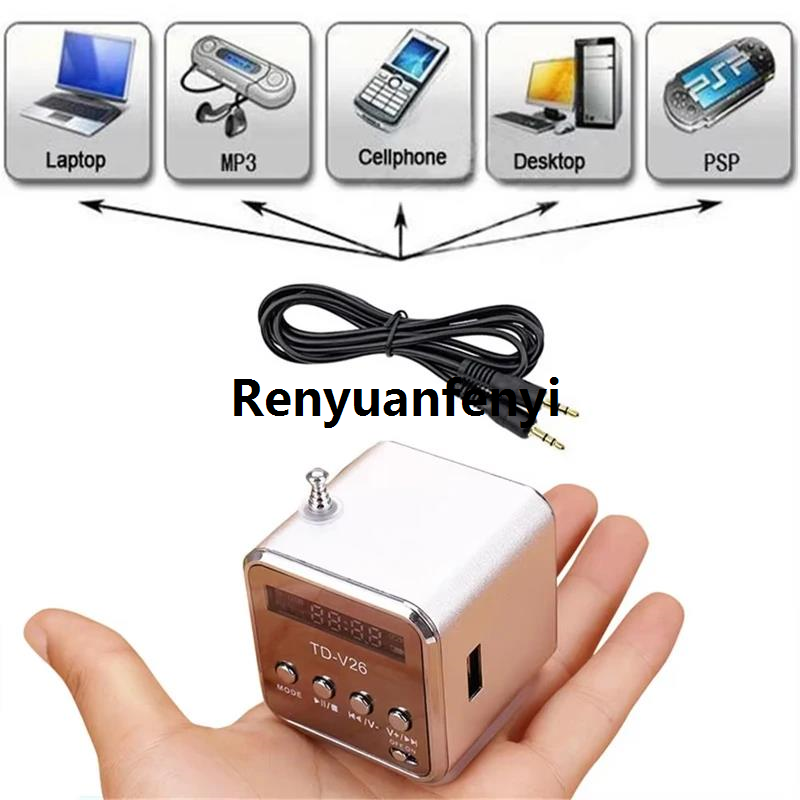 Renyuan Mini Caixa De Som Bluetooth Speaker Portable Radio FM Sound Box ...