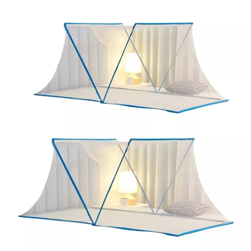 Single Bed Portable Folding Mosquito Net Tent Free Stand (120 x 200 ...