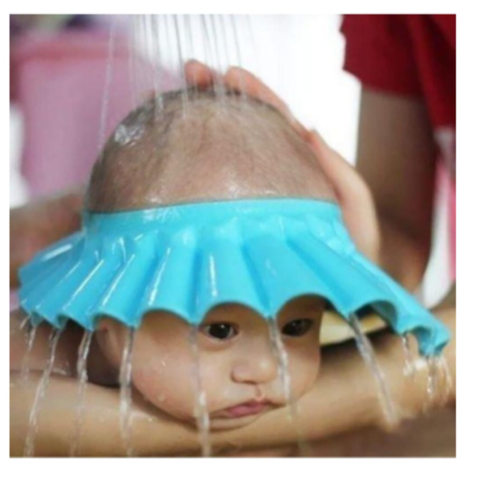 Adjustable Baby Bath Hat/Shower Cap -Assorted Color