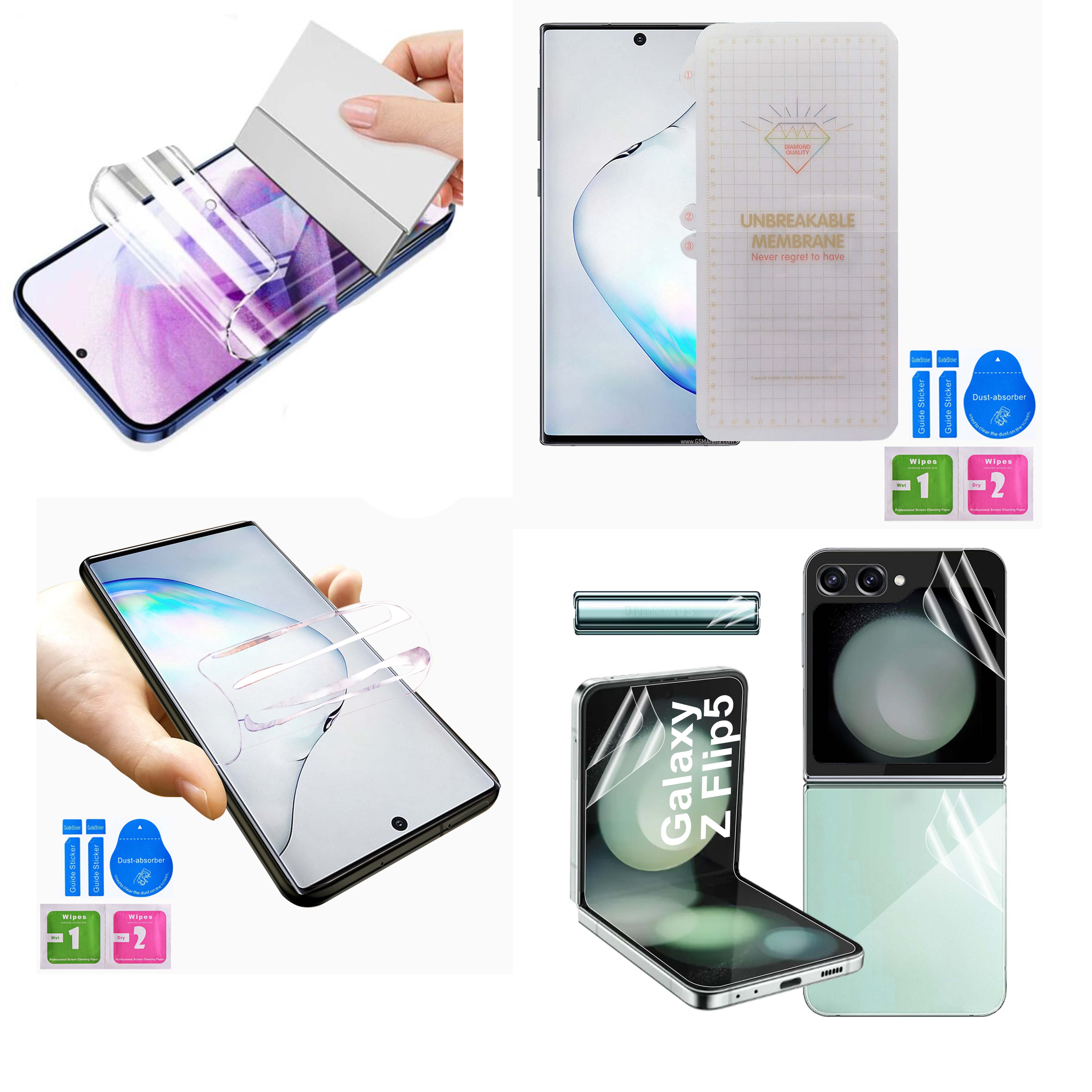 Hydrogel Screen Guard Gel Phone Screen Protector FW-SD08 Anti
