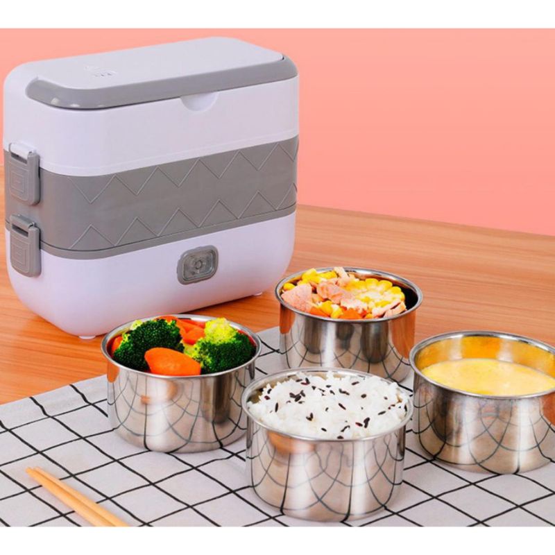 Lunch Box + Electric Food Warmer 304 Stainless Steel Double Layer Portable  Electric Lunch Box: Buy Online at Best Prices in Nepal | Daraz.com.np