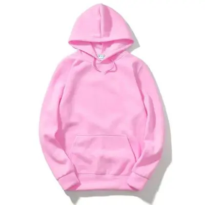 Plain pink shop hoodie womens