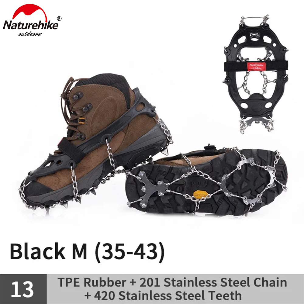 Naturehike Hiking Crampon Winter Anti Slip Microspike 13 Spike