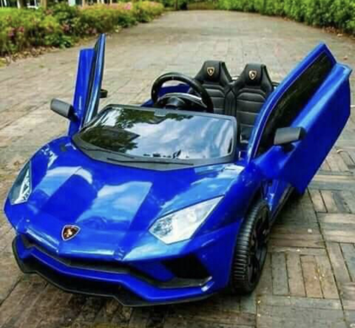 blue lamborghini remote control car