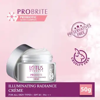 lotus probrite moisturizer