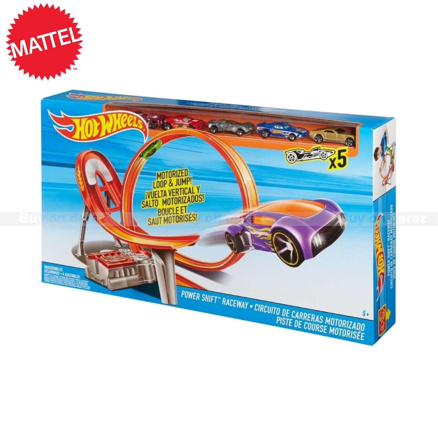 hot wheels motorized loop and jump