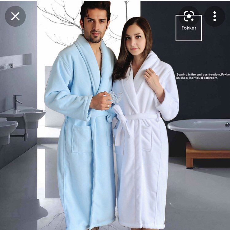 Marbhall Dressing Gown Unisex Bath Robe Soft Sauna Clothes Robes Long  Couples Homewear Black M - Walmart.com