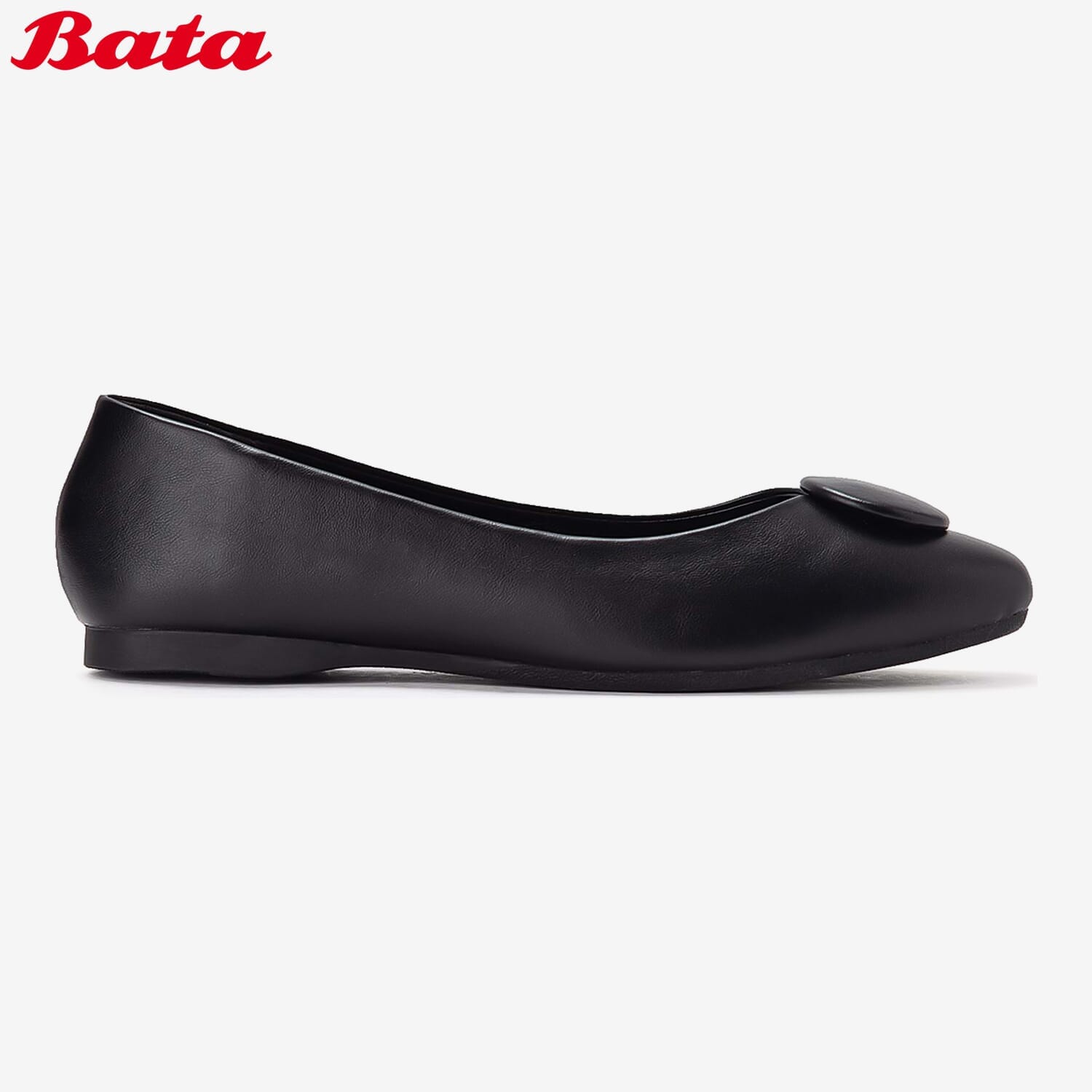 BATA Ladies Black Flats 5516756