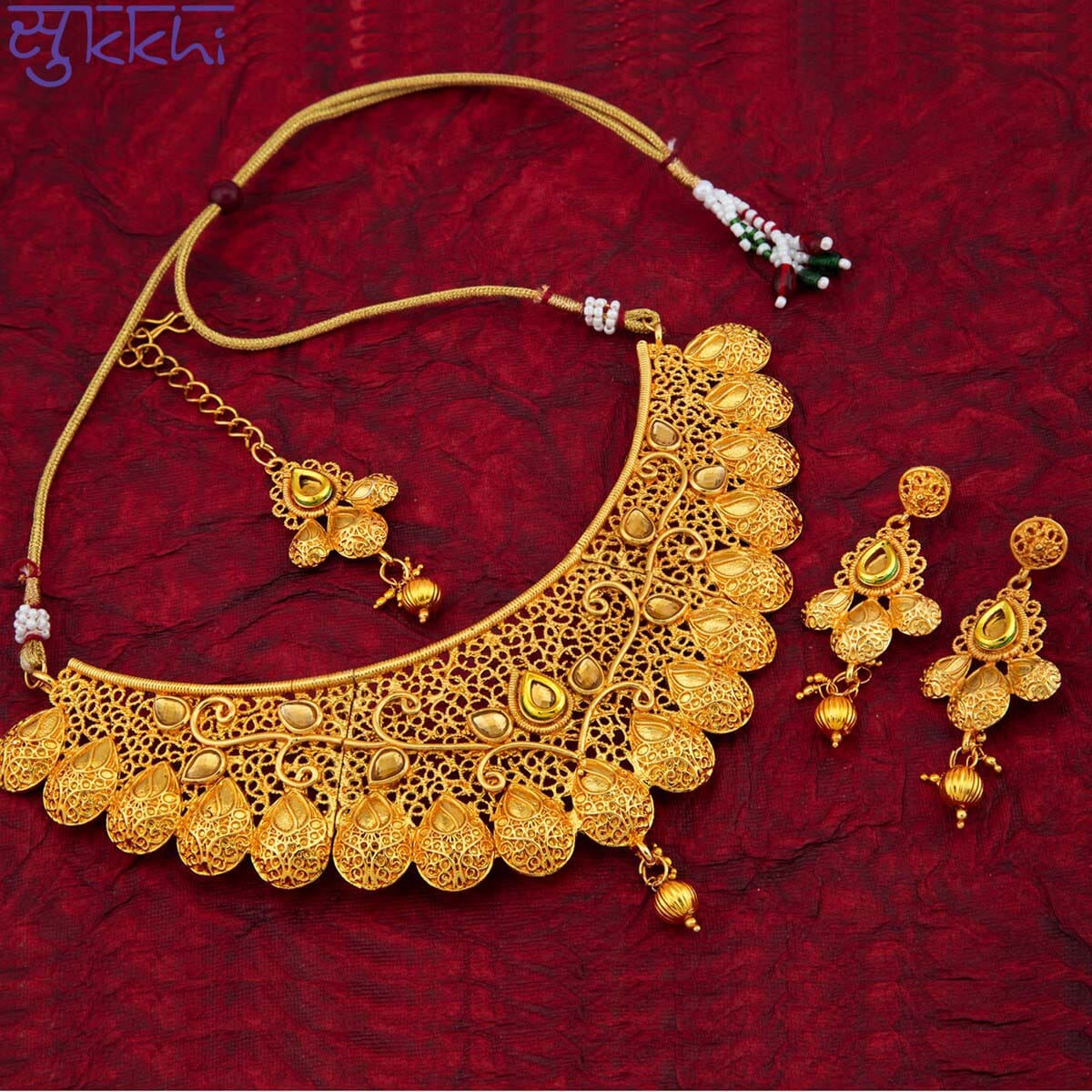 Sukkhi Traditional Gold Plated Choker 