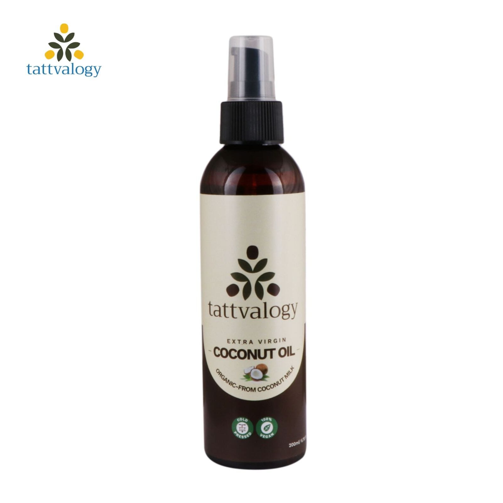 Nature'S Tattva Tattvalogy Organic Cold Pressed Virgin Coconut Oil For