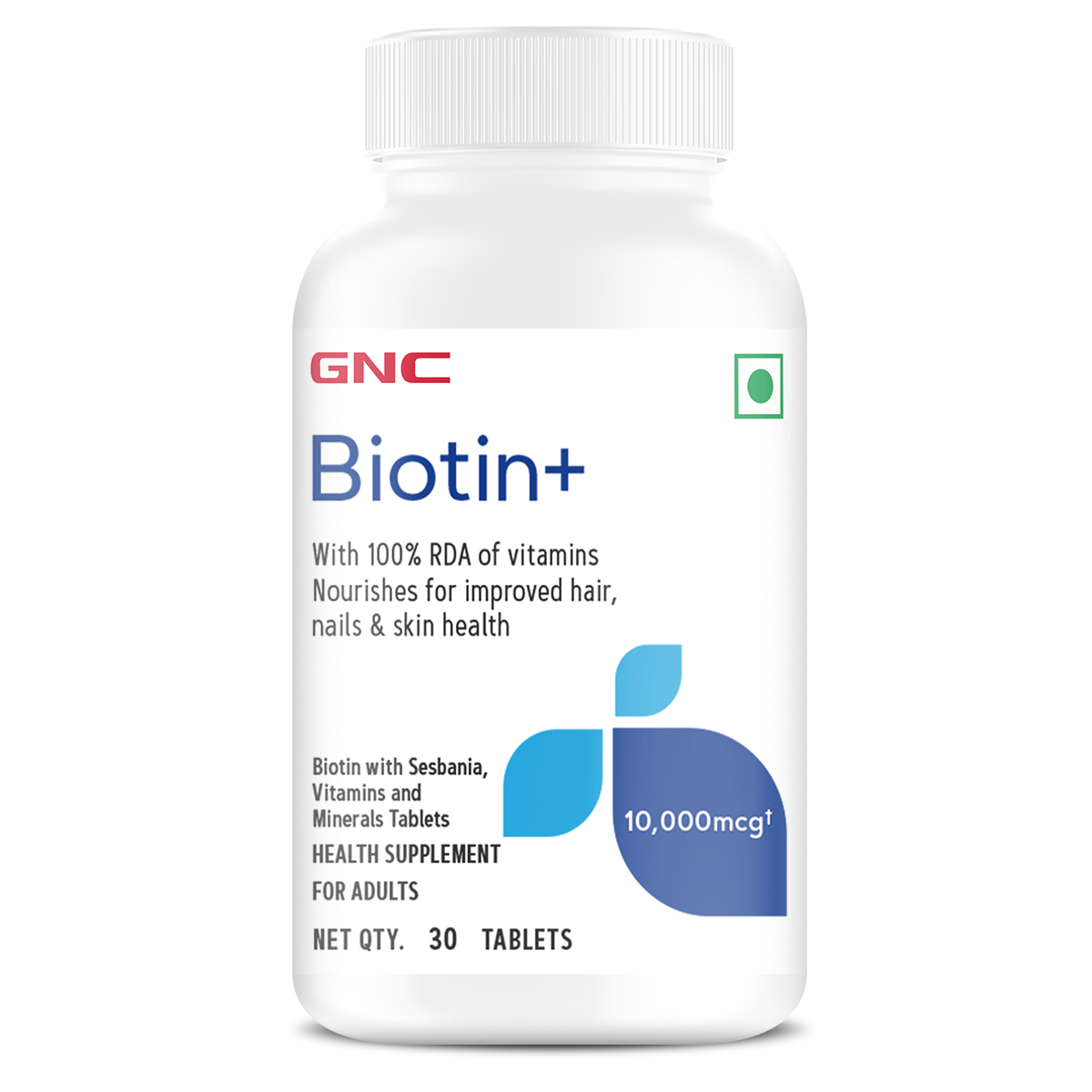 GNC Biotin Plus 10,000mcg 30 tablets at Rs 1,050 (was Rs 1,500), 30% off