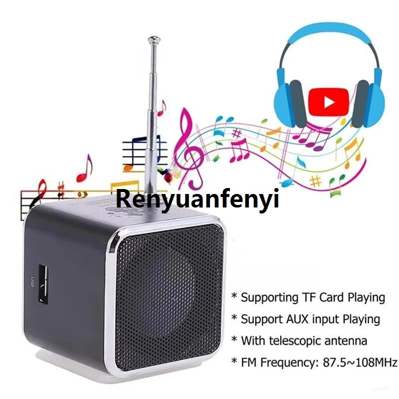 Renyuan Mini Caixa De Som Bluetooth Speaker Portable Radio FM Sound Box ...