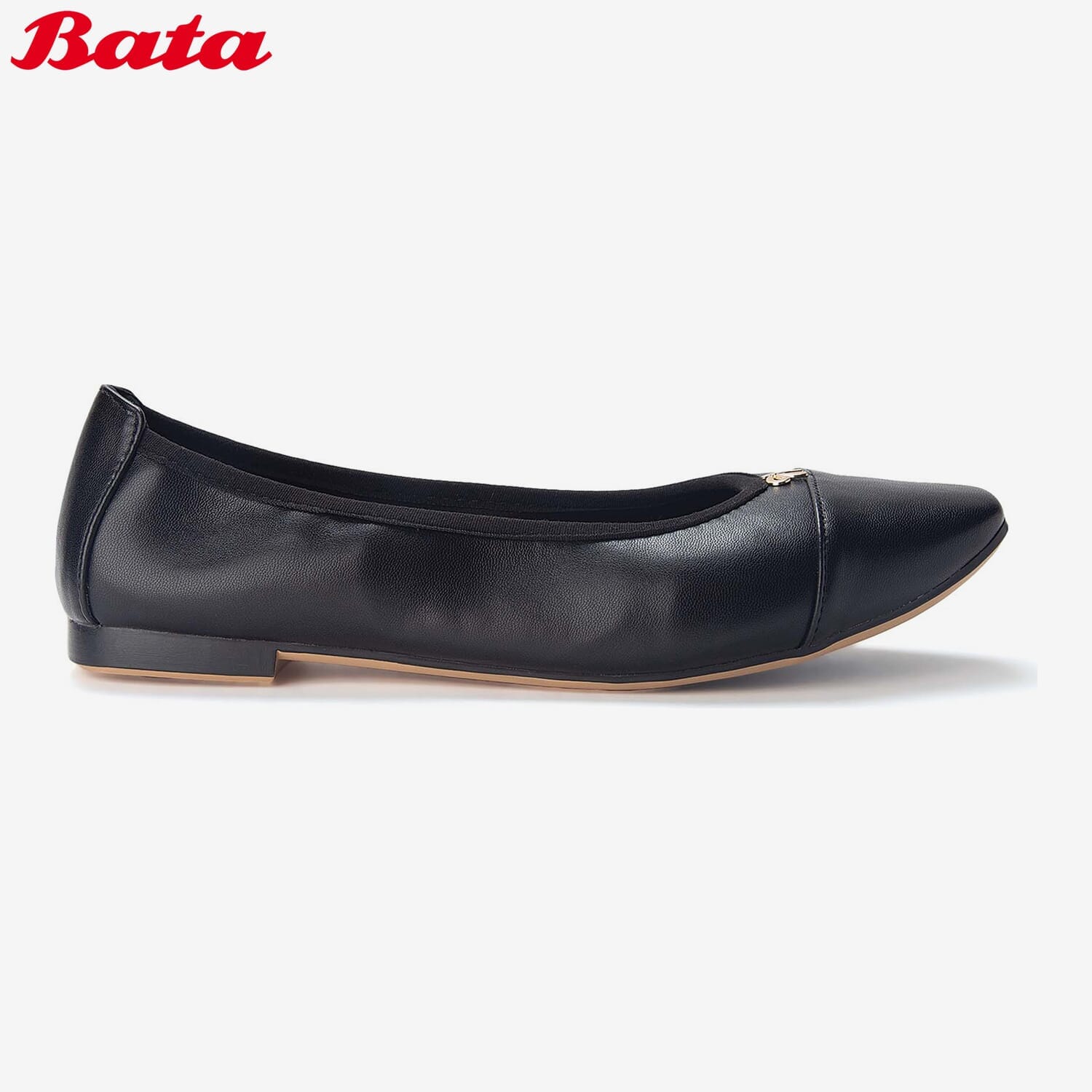 BATA Ladies Black Flats 5516220