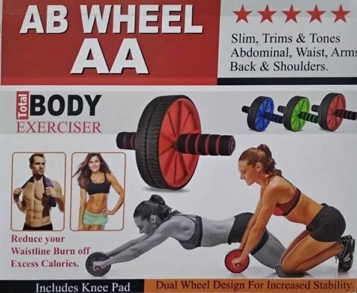 Ab Wheel Roller with Free Knee Mat