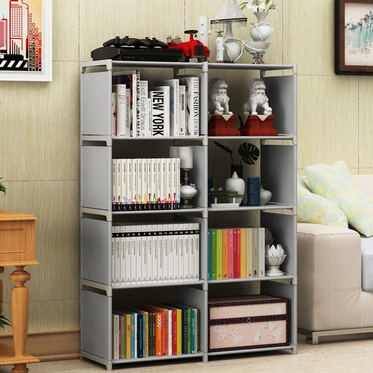 4 Layers Bookshelf Storage Shelve, Book Rack for Books Storage ...