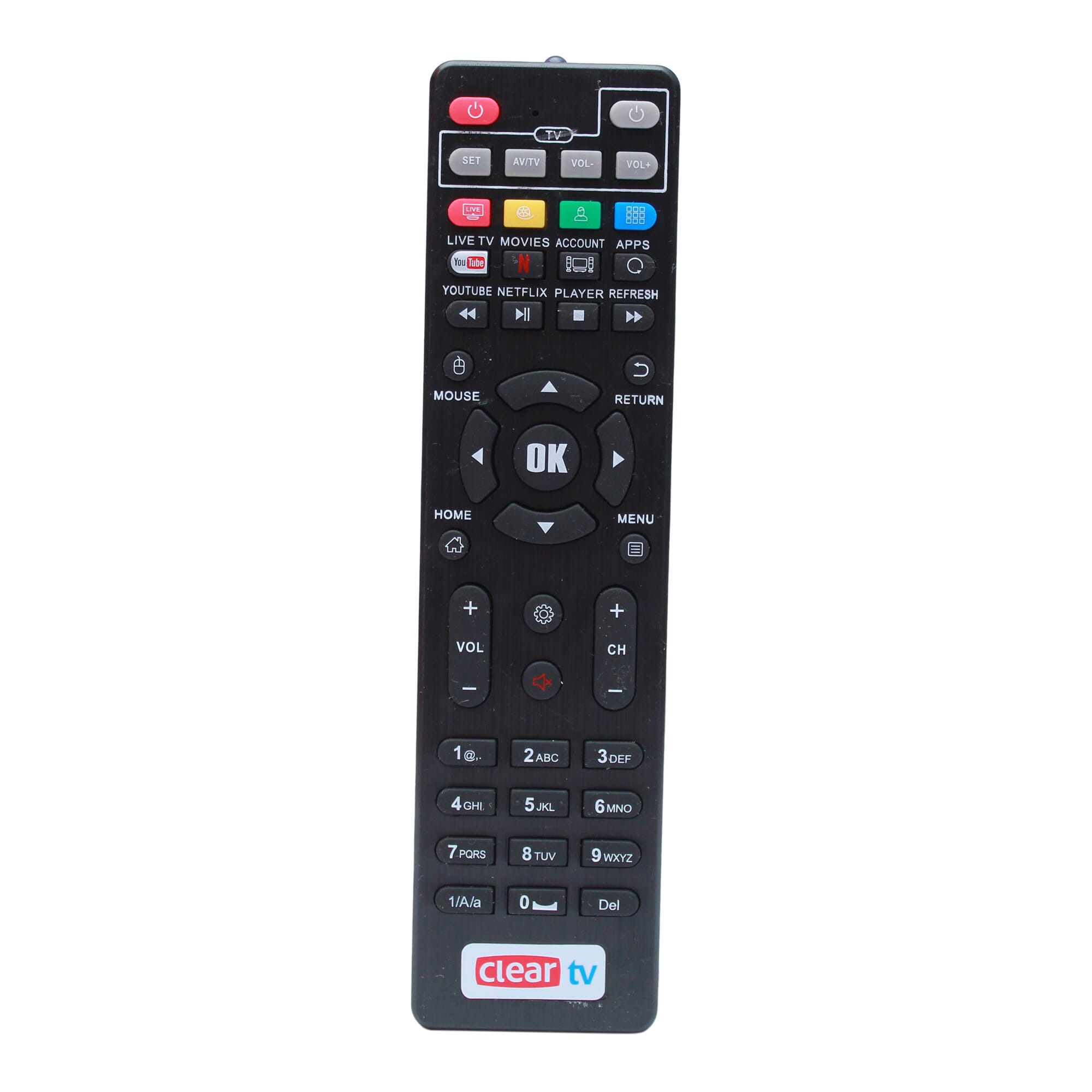 Clear TV IPTV Remote For Clear IPTV Set Top Box Made In India