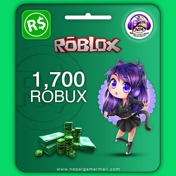 Roblox 1700 Robux Topup Buy Online At Best Prices In Nepal Daraz Com Np - code robux 1700