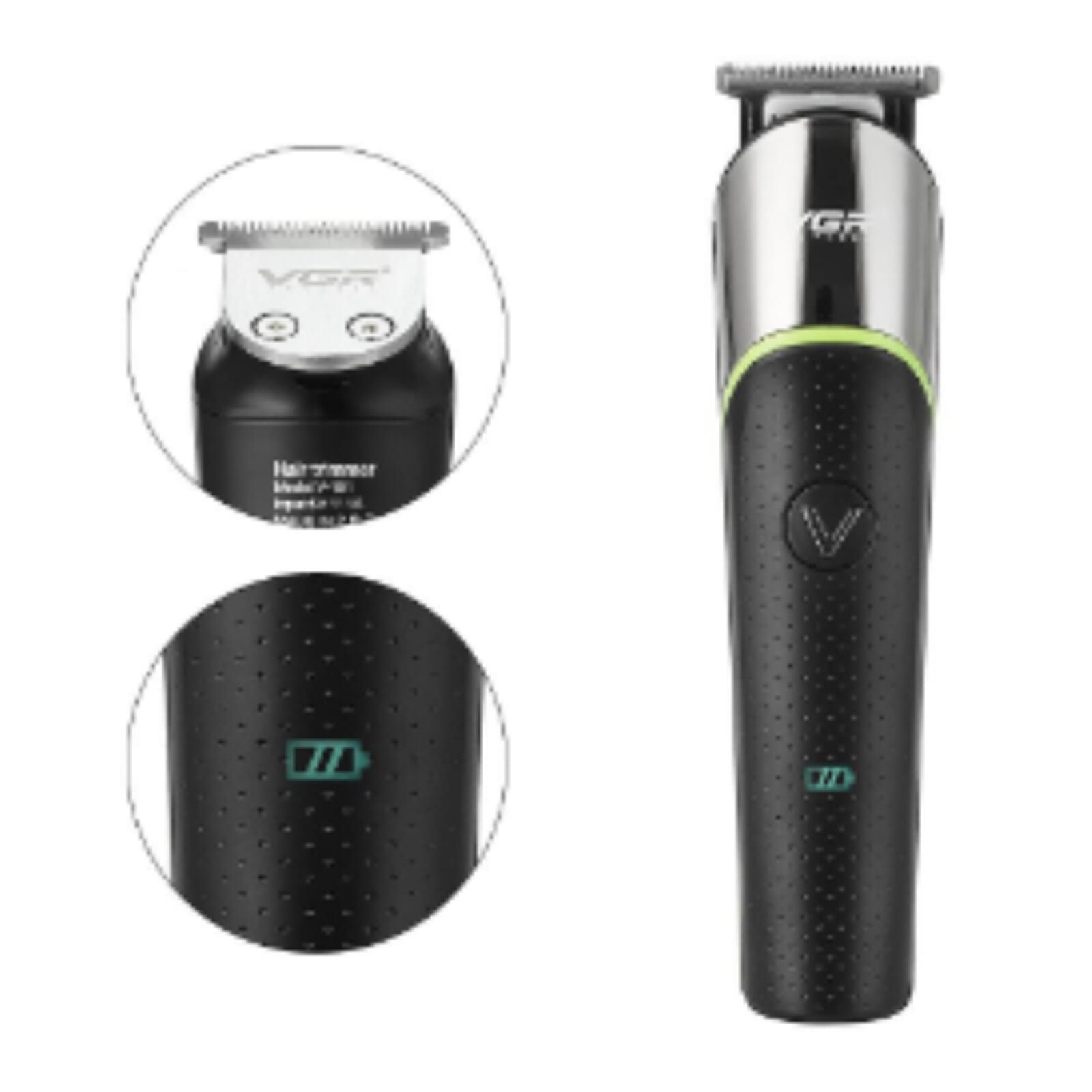 VGR T9 Electric Hair Clipper Professional Hair Trimmer Rechargeable Strong Steel