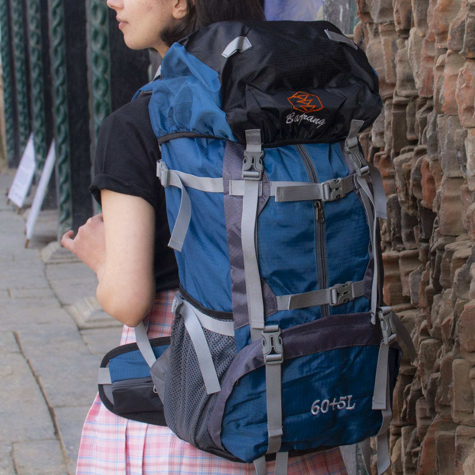 60+5L Climbing Hiking Molle Backpack Waterproof Rucksack Camping Trekking Mountaineering Backpack Sport Travel Bag By Arushi