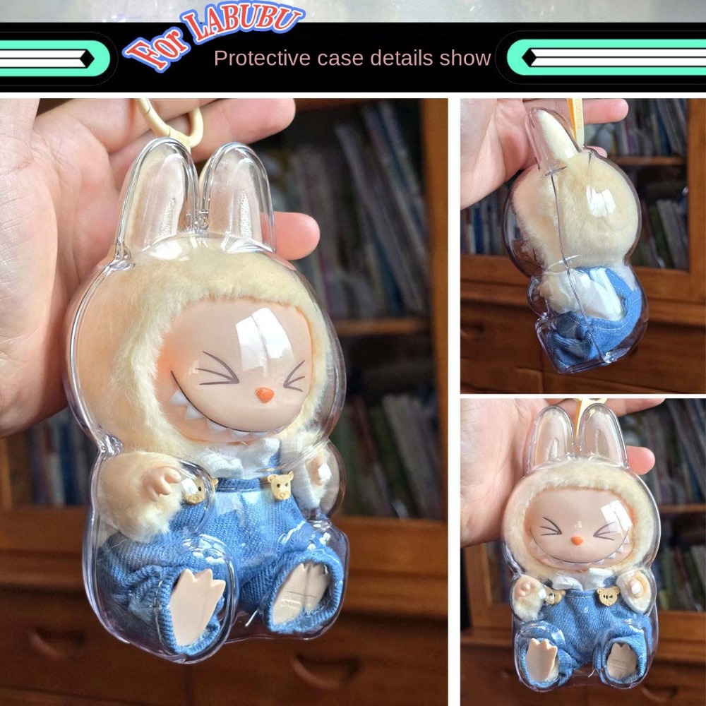 Collectible Waterproof Labubu Protective Shell Anti-lost Dustproof ...