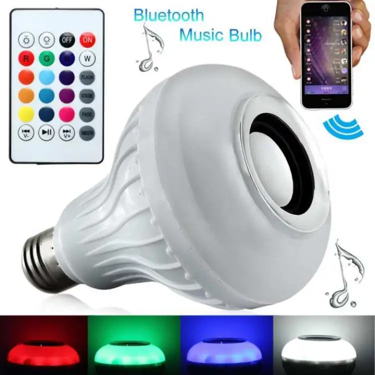 Smart colorful led bluetooth on sale speaker