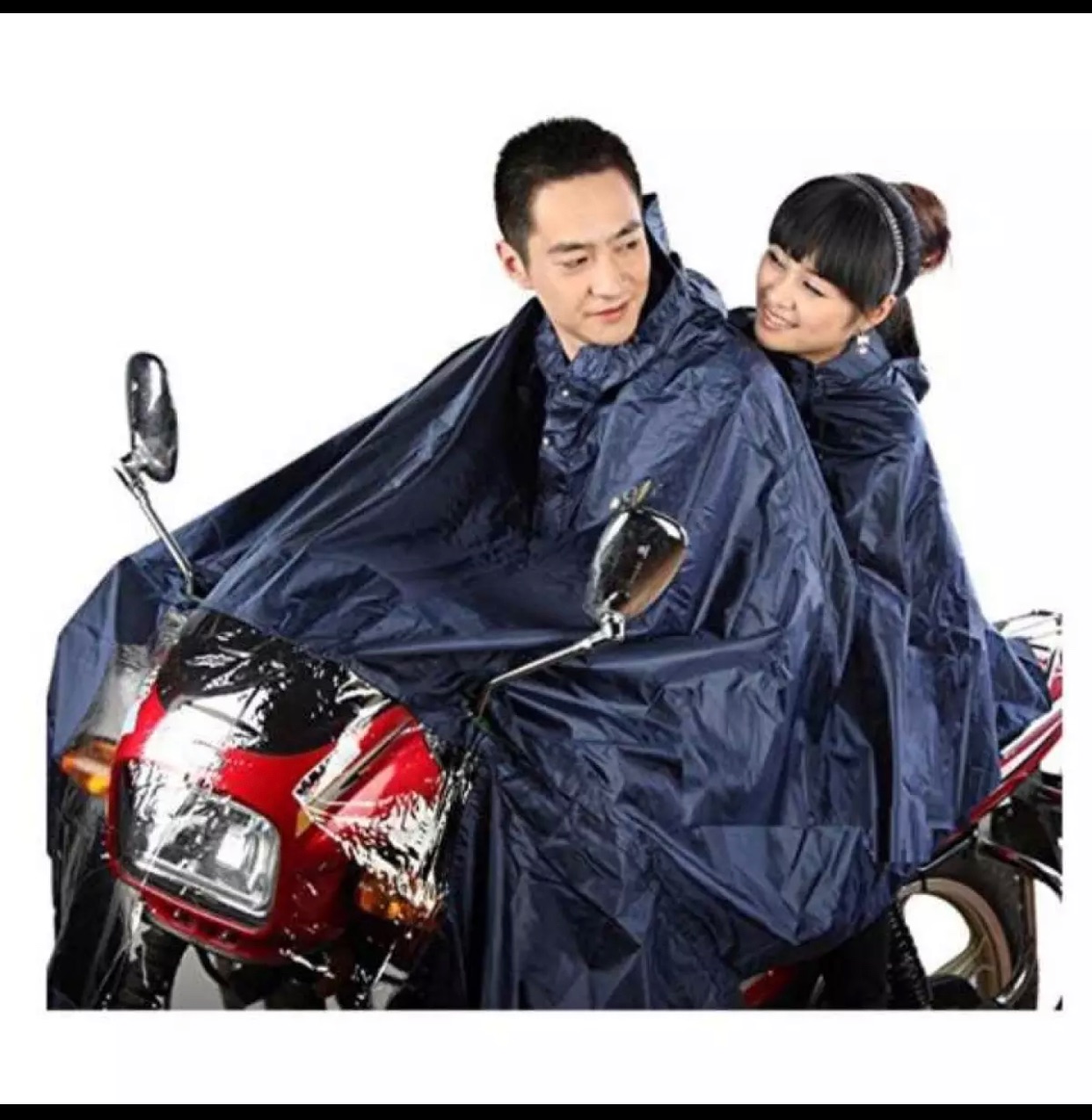double layer raincoat