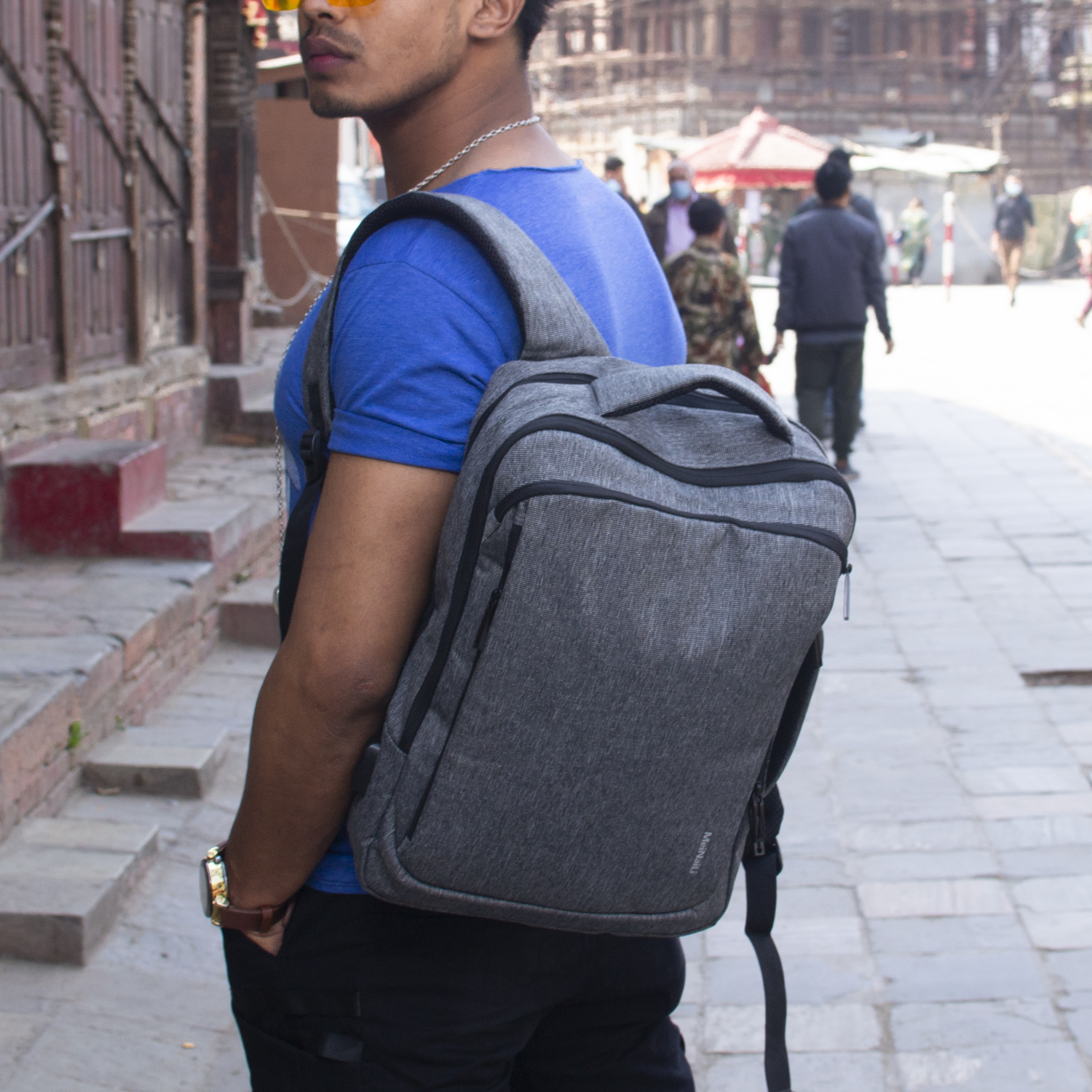 Korean Double Compartment Travel and Laptop Bag By Bajrang