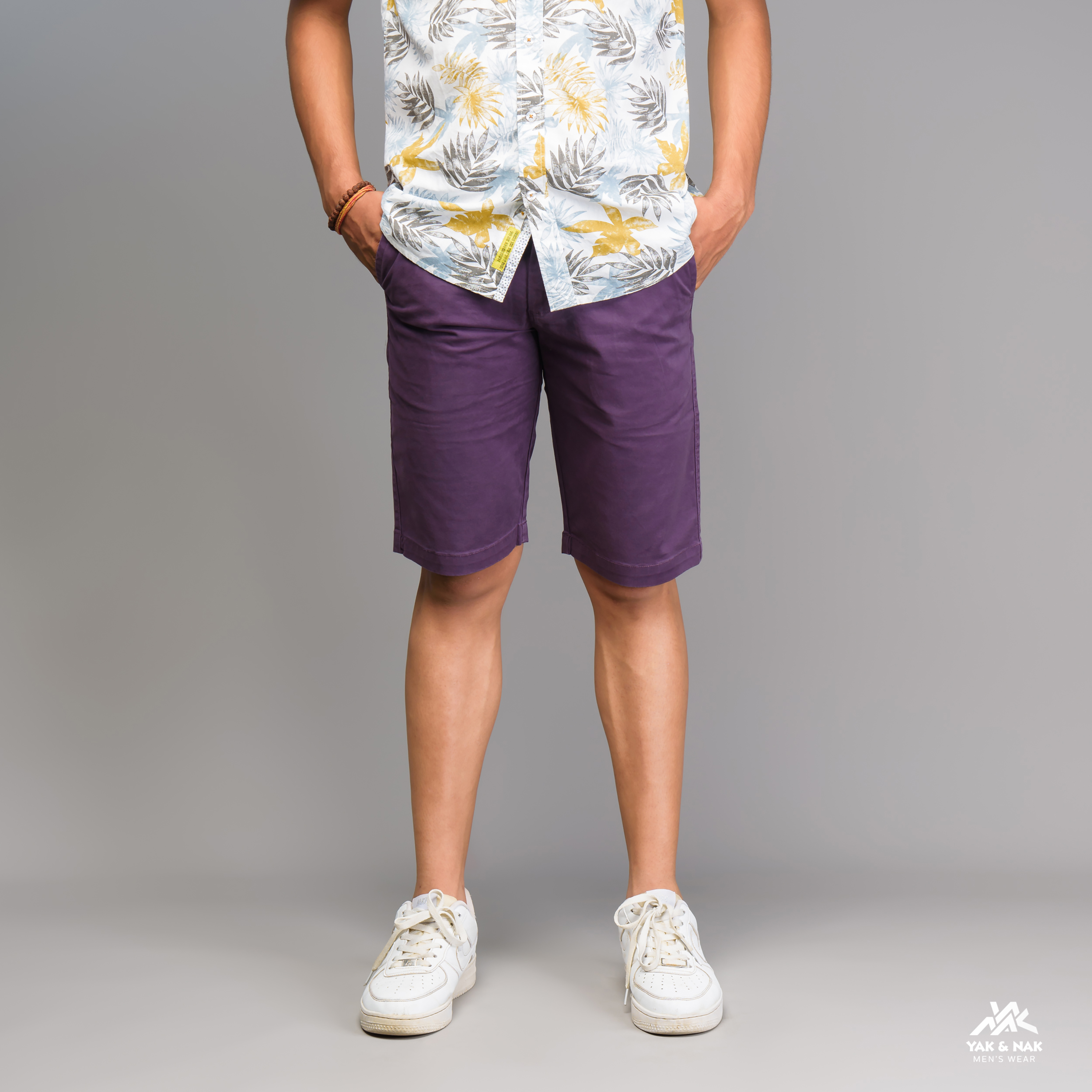 Mens purple hot sale chino shorts