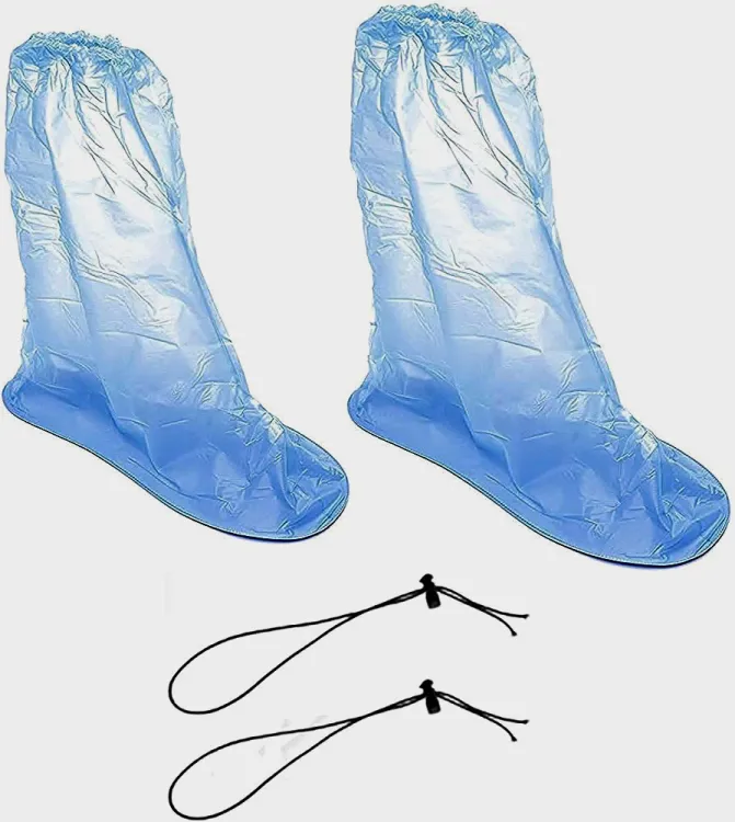 Plastic store rain shoes