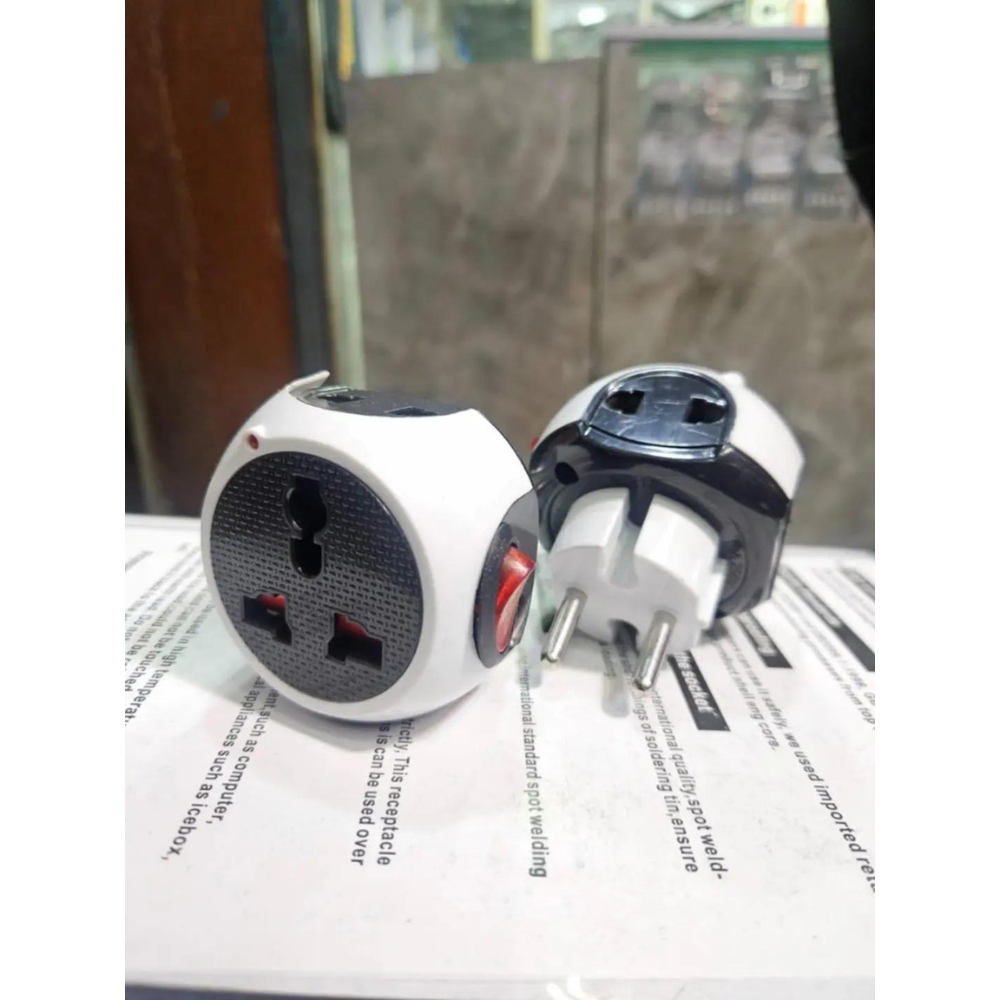 3 In 1 Universal Switch Wall Socket / Multipurpose Power Adapter ...