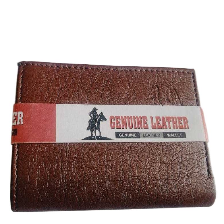 Dark Brown Genuine Leather Wallet For Men