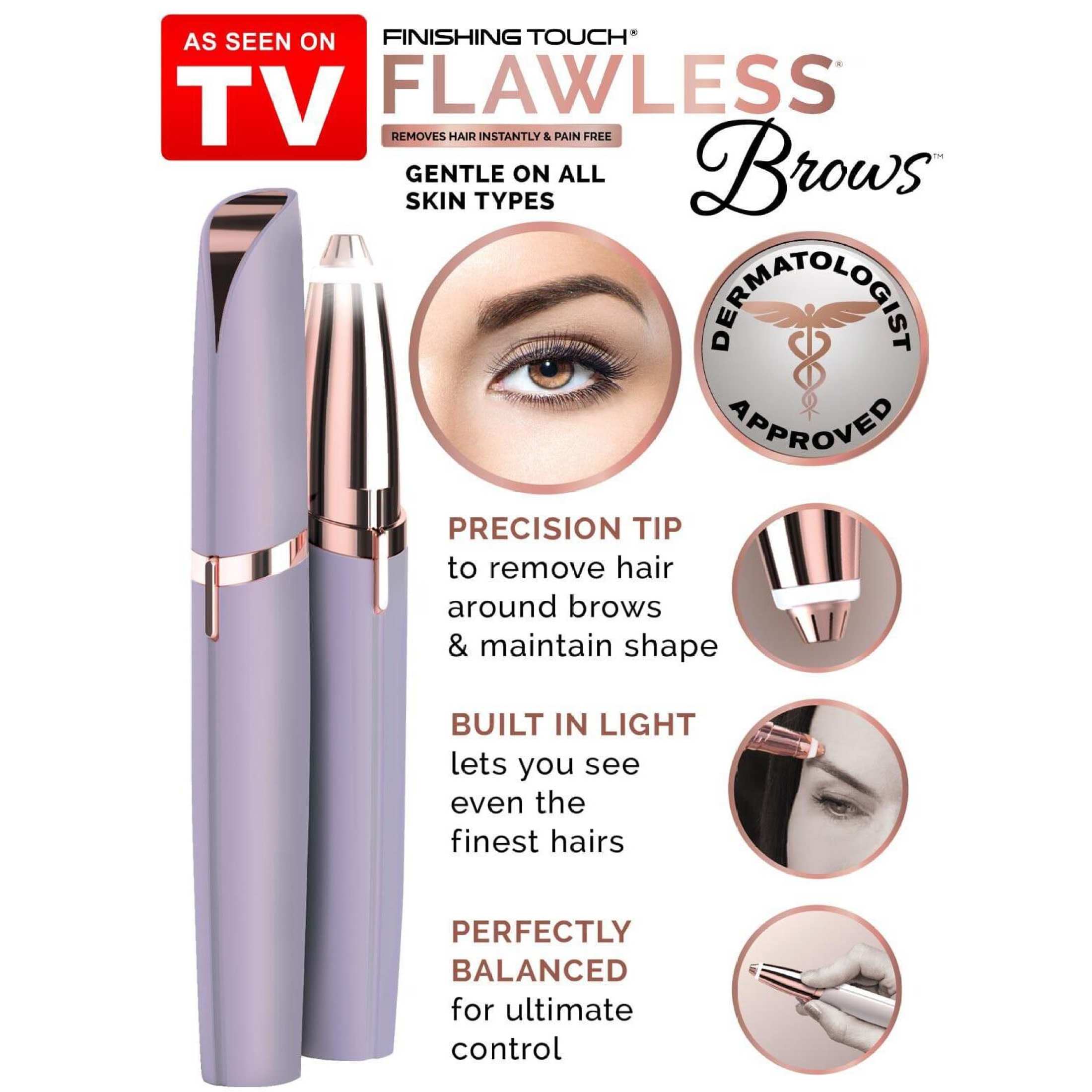 flawless brows eyebrow hair remover