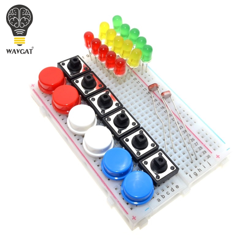 Smart Electronics Starter Kit For arduino uno r3 mini Breadboard LED ...