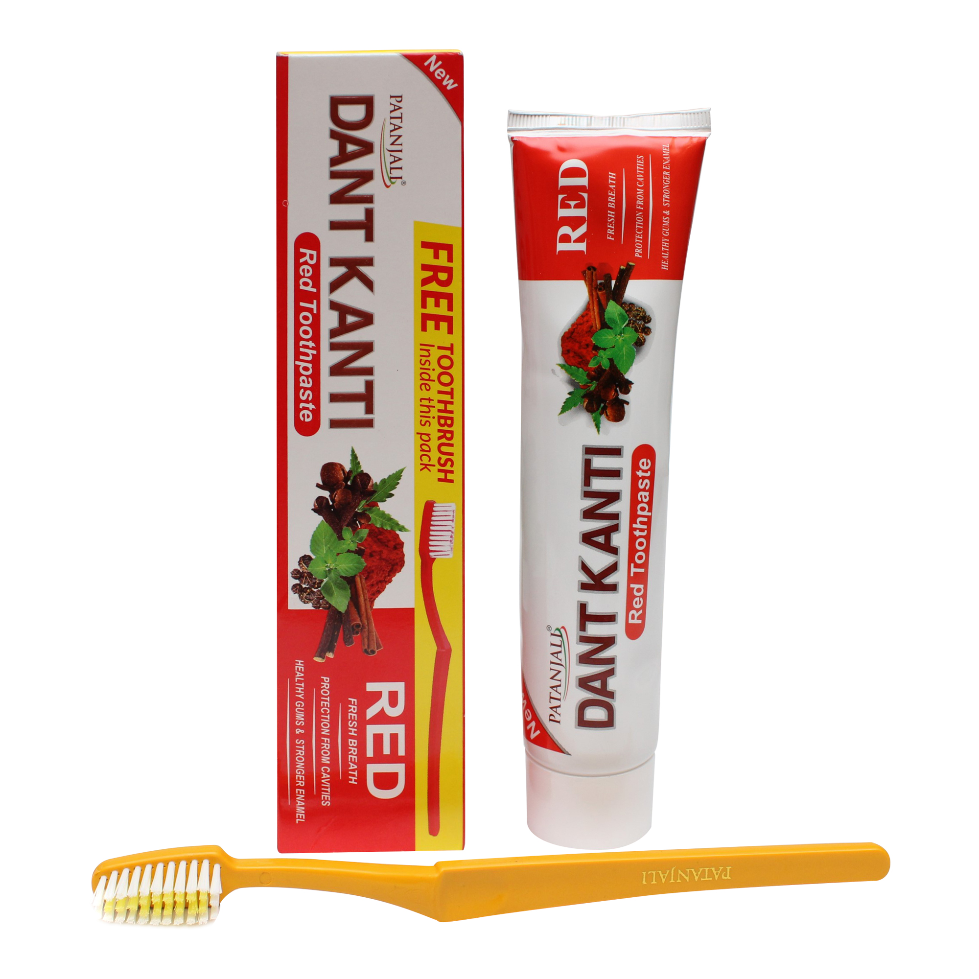 Dabur Red Toothpaste Vs Patanjali Dant Kanti Patanjali Dant Kanti Red Toothpaste 170gm | Daraz.com.np