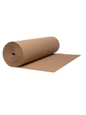 Brown 2 Ply Corrugated Cardboard Sheet Roll, For Packaging, GSM