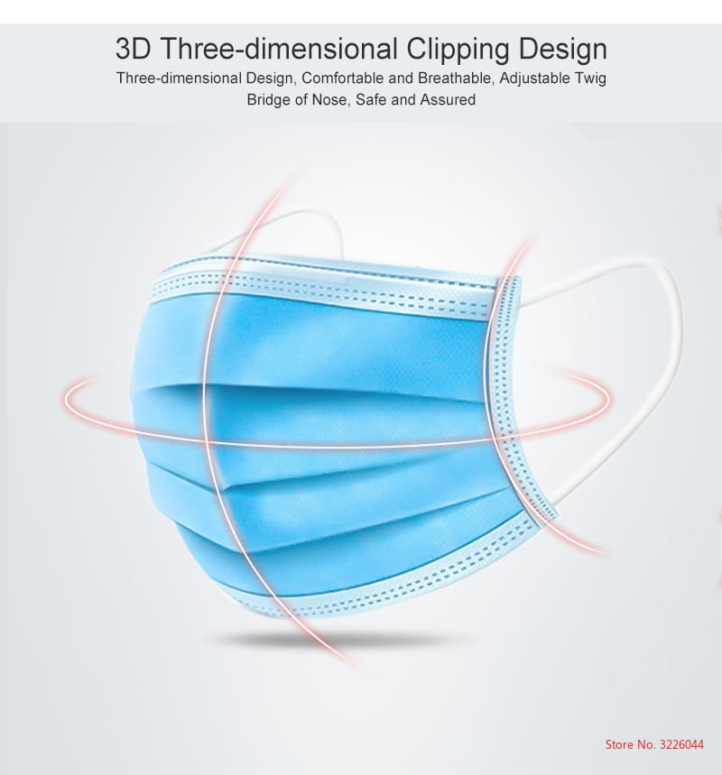 White Kf94 Korean Mask Of 10 Pcs