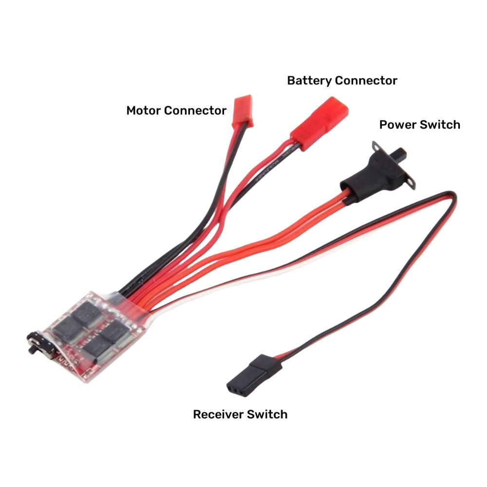 New 30A Micro ESC 2S 4~8v 1/16 1/18 1/24 Electric Speed Controller with ...