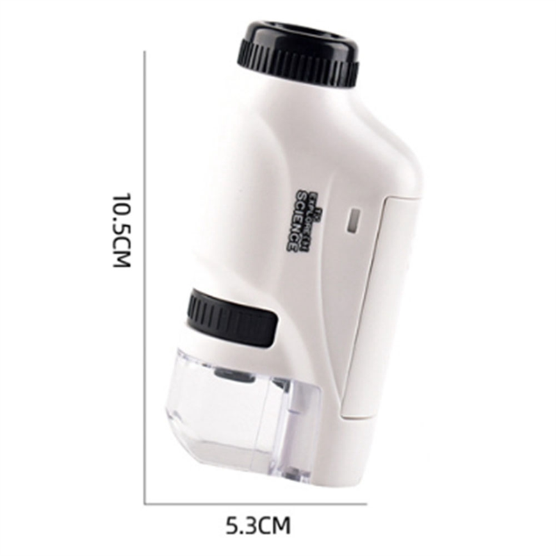 Handheld Microscope Portable Mini Pocket HD Microscope with LED Lamp ...