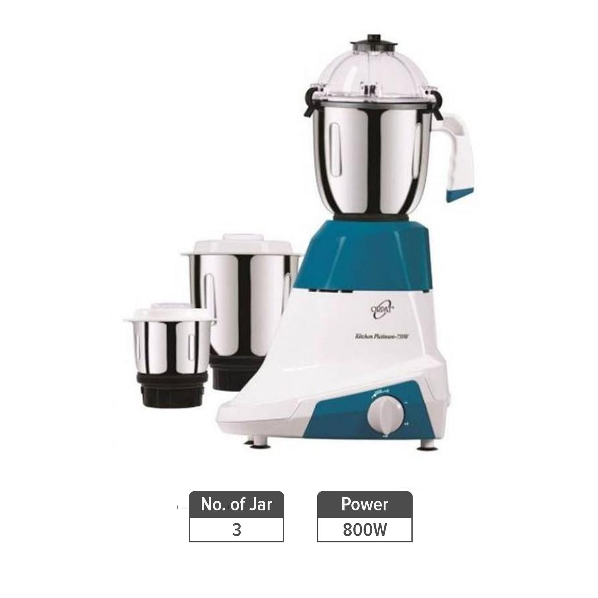 orpat kitchen platinum mixer grinder