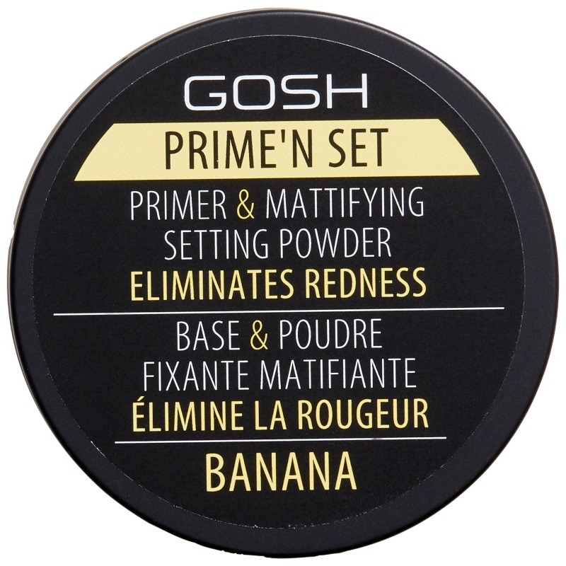 GOSH Prime'n Set Primer & Mattifying Setting Powder - Banana (7g)
