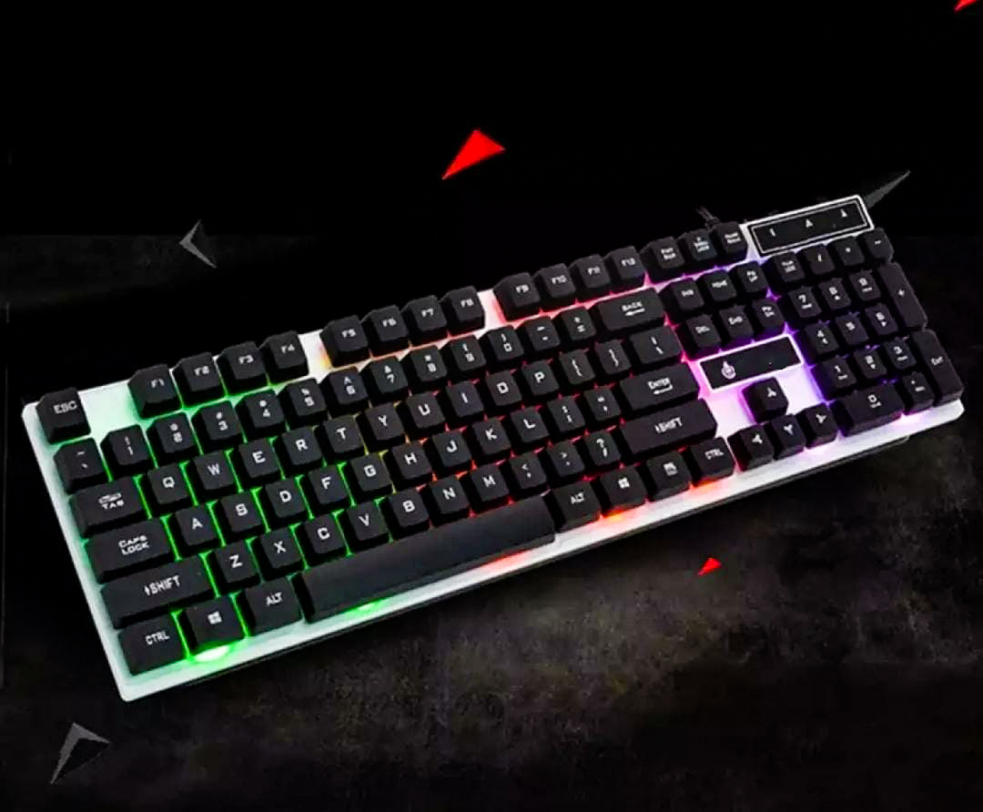MILANG K6 Professional RGB Rainbow Backlit Gaming Mech Feel Keyboard