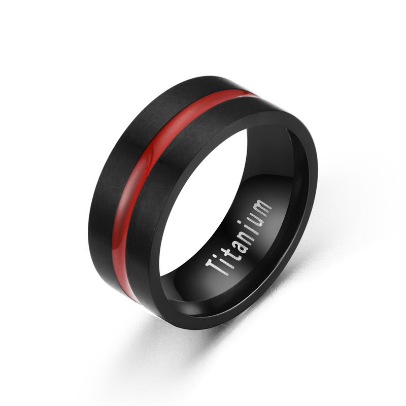 Man With Too Many Rings Linman 【Too much love!】Fashion Couple Ring TitaPortable nium Steel ...